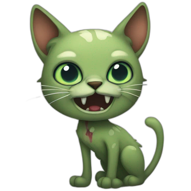 zombie cat emoji