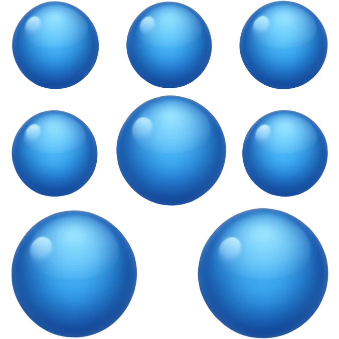 Blue balls emoji