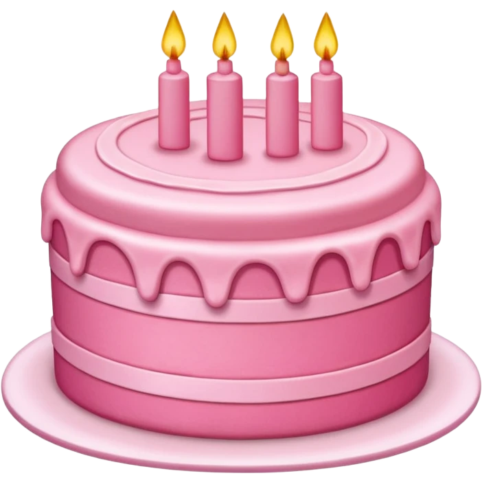 Pink cake emoji