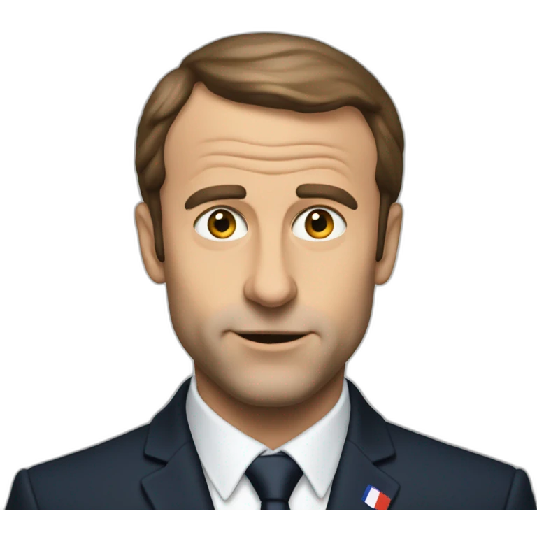 Macron fait caca emoji
