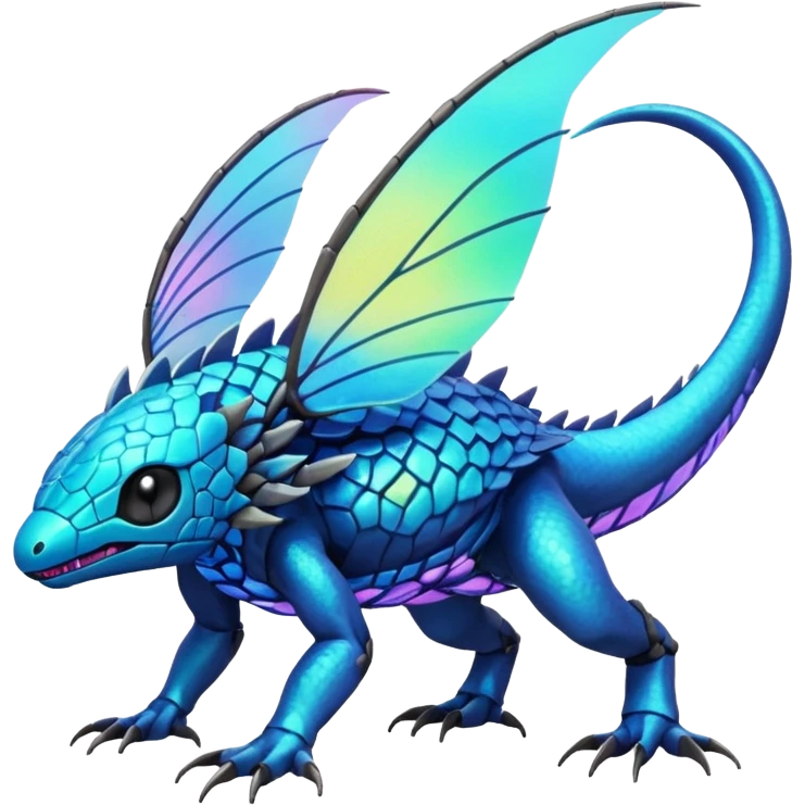  exotic tropical cyber-Trico-Fakémon-Pokémon-Vernid-creature emoji