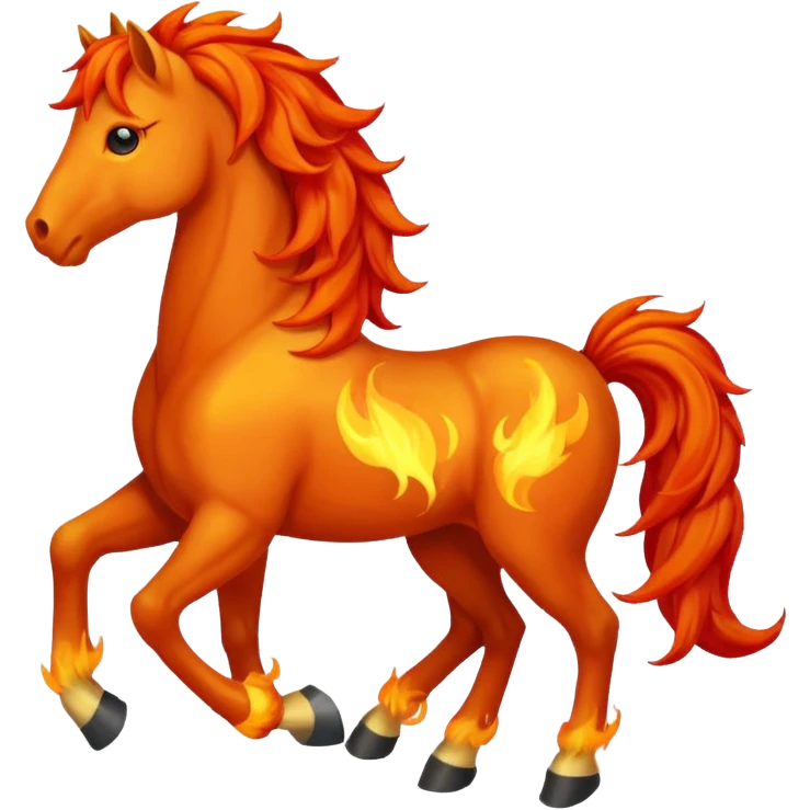 fire horse emoji