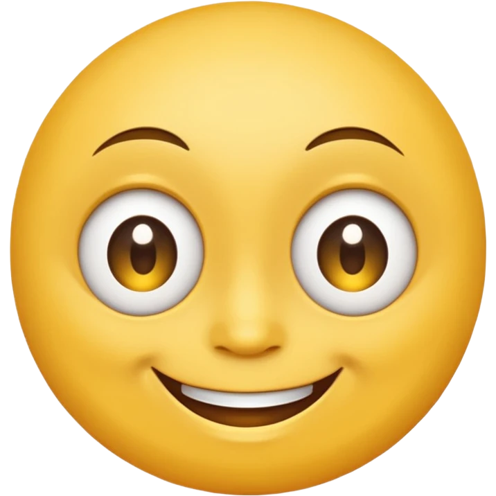 Very Chinese looking smiley face emoji