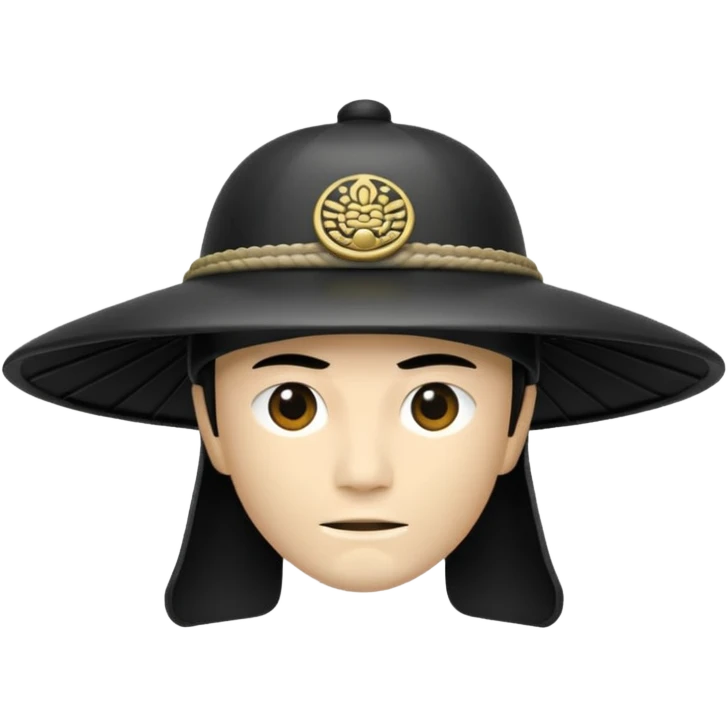 samurai hat emoji