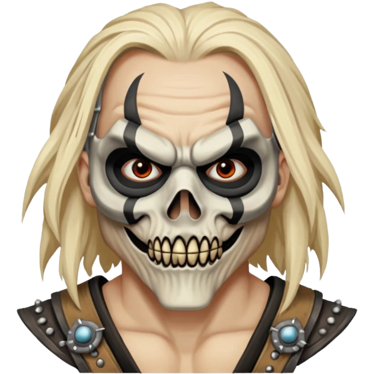 mad max fury road bad guy Immortan Joe face wish mask  emoji