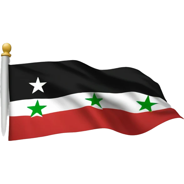 Free syria flag emoji