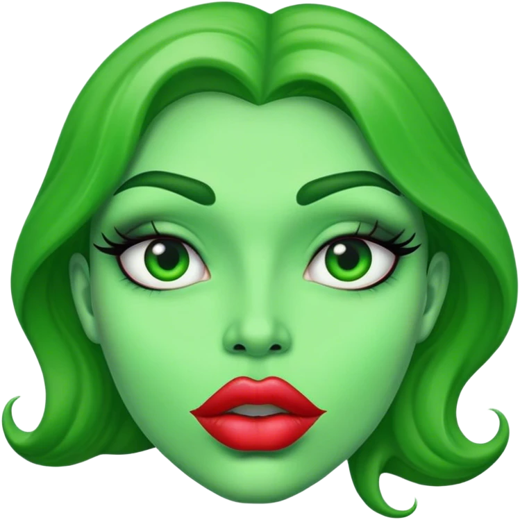 aguacate con labio grandes emoji