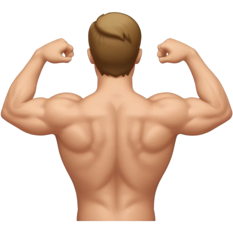 Man with back arched emoji