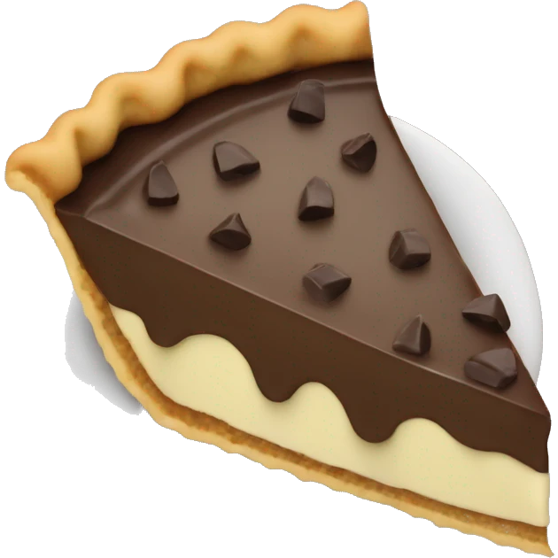 Chocolate chip pie emoji