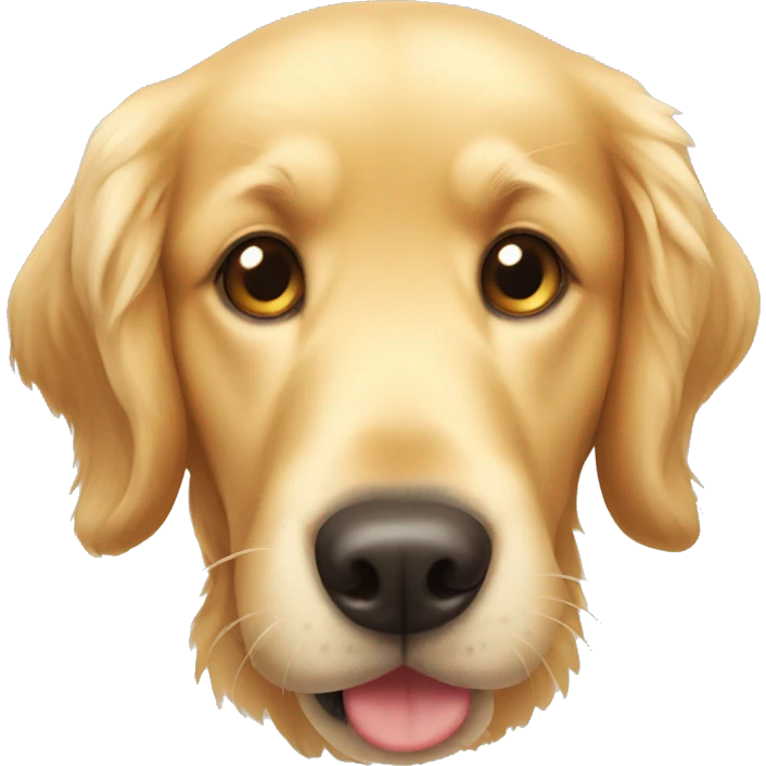 cute golden retriever emoji
