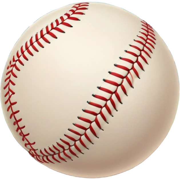 Cinematic Realistic image of a classic baseball, rendered with detailed stitching and textured leather, set against a nostalgic ballpark backdrop with soft, golden lighting that evokes Americana emoji