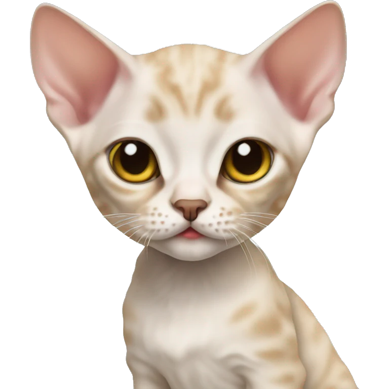 Devon rex kitten emoji