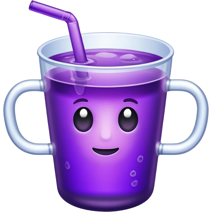 double cup with purple drink emoji