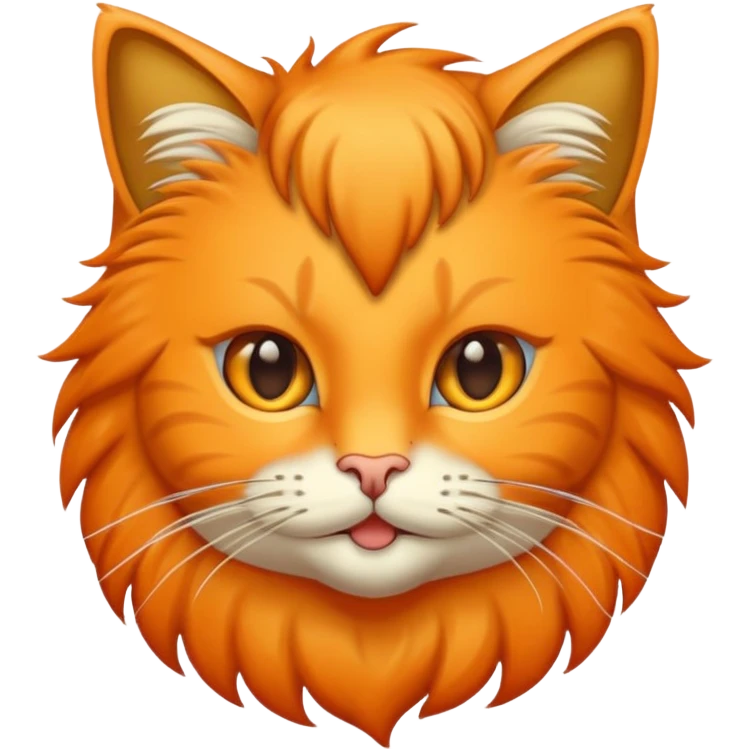 Gatto arancione che balla  emoji