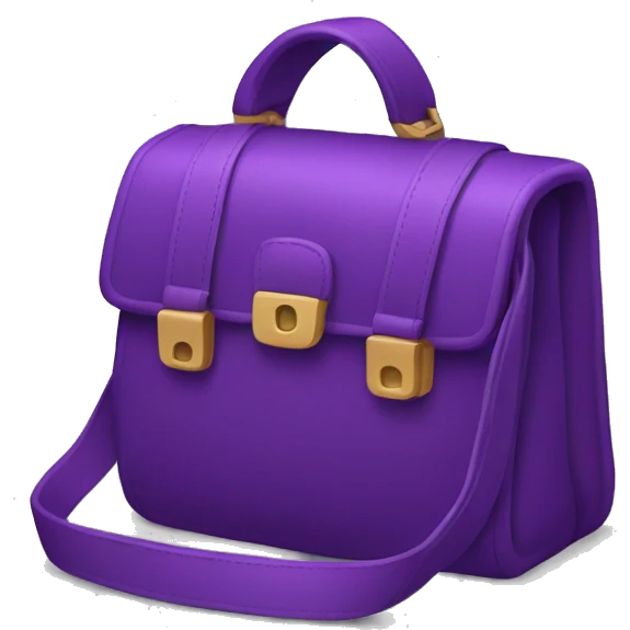 Purple bag emoji