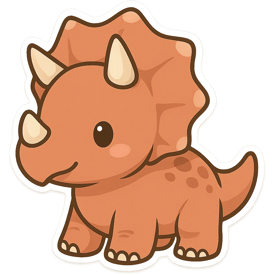 一只三角龙 emoji