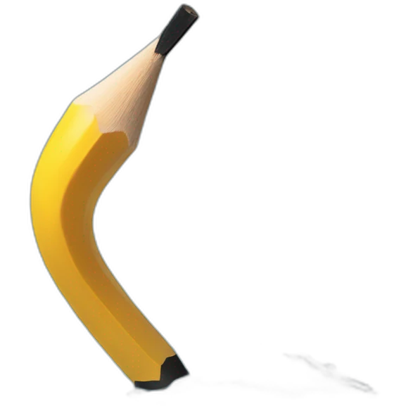 pencil falls into water emoji