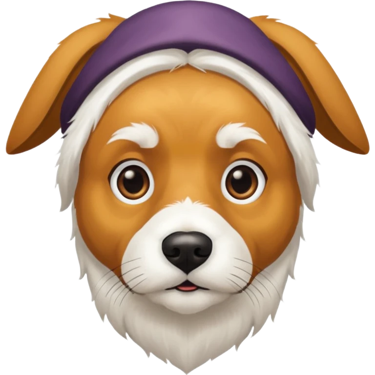 Dumbledore as a dog. emoji