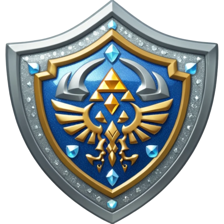 glitter shield Hylian emoji