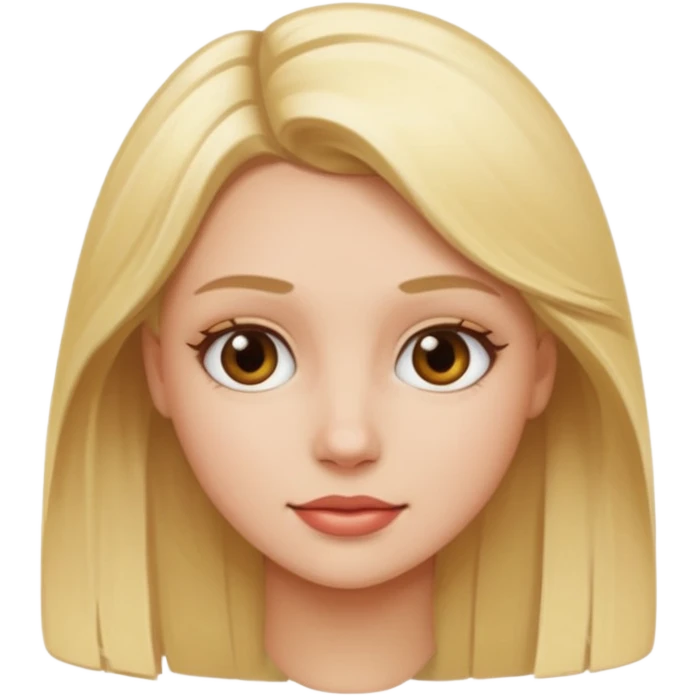 Pretty blonde emoji