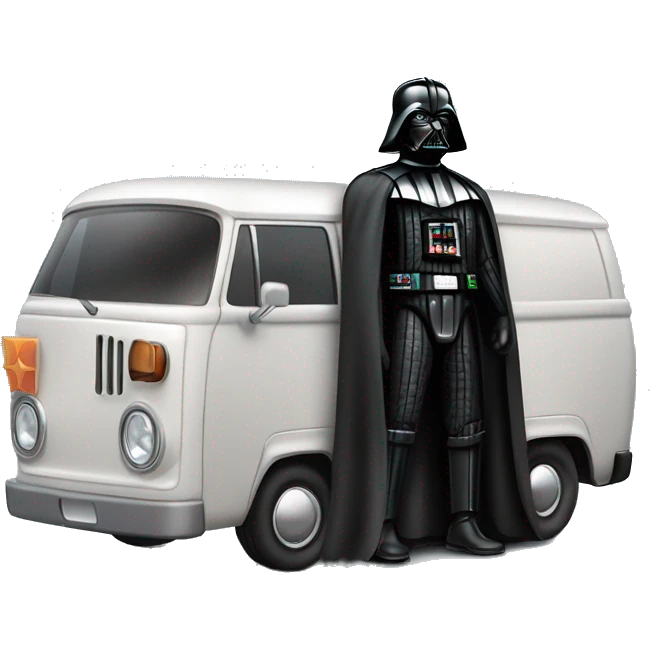 Real 3d Darth Vader’s and Scooby Doo’s mystery van emoji