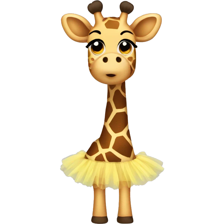 giraffe in tutu emoji