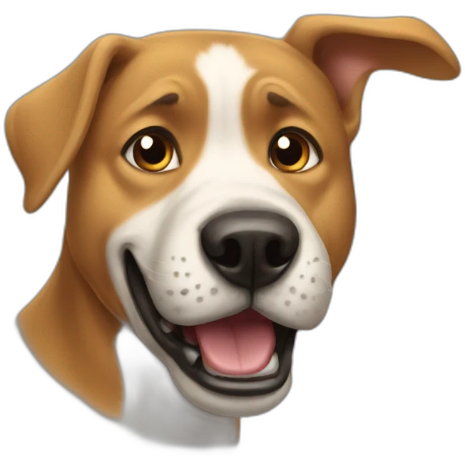 Dog- cry emoji