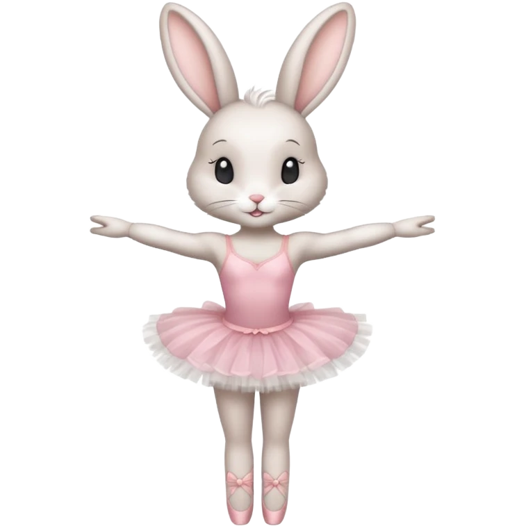 ballet dancer bunny emoji