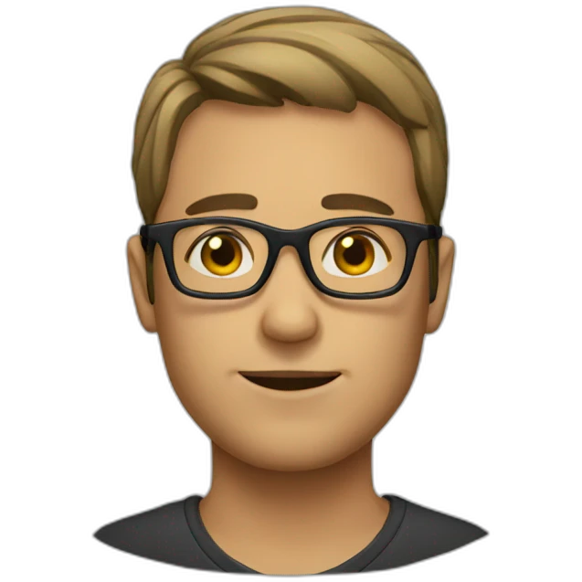 male-glasses emoji