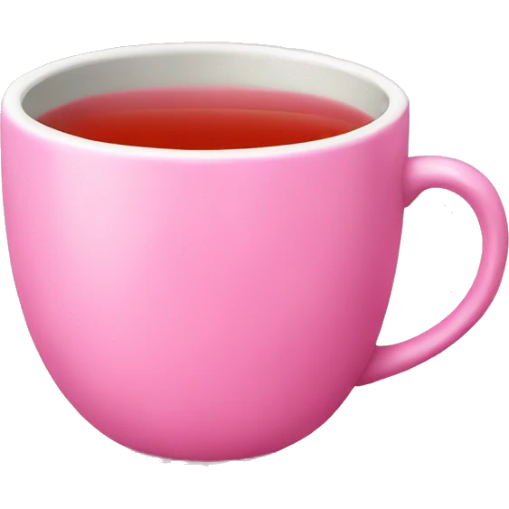 pink tea emoji