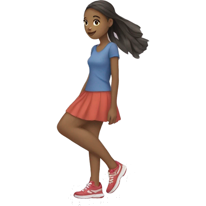Girl and shoes emoji