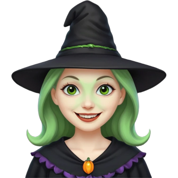 Halloween witch emoji