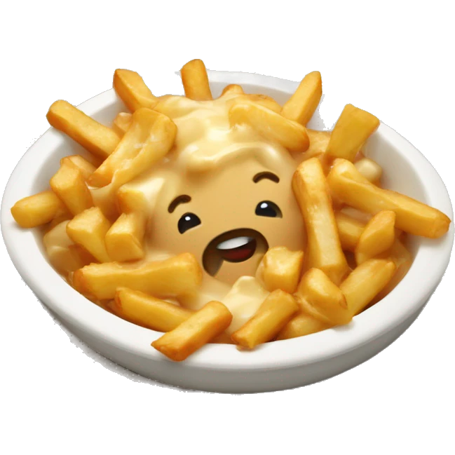 Poutine en maillot de bain emoji
