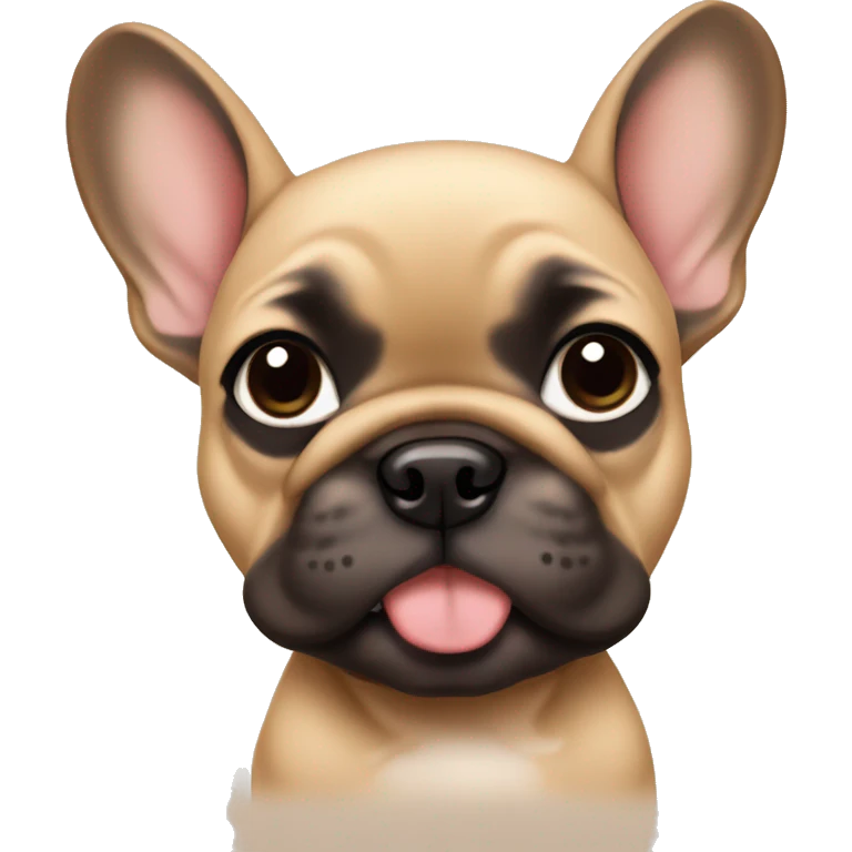 Fawn frenchie pup emoji