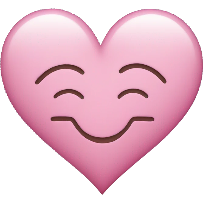 Heart with a sky behind emoji