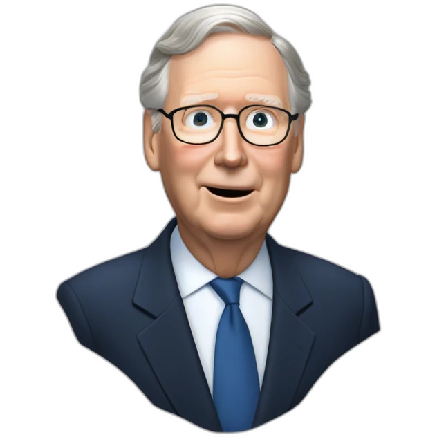 mitch mcconnell freezing up emoji