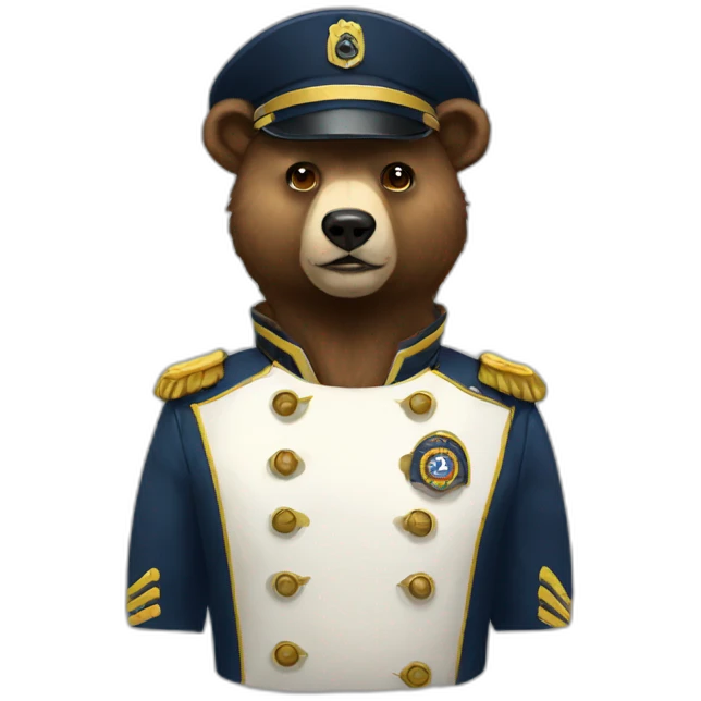 bear captain emoji