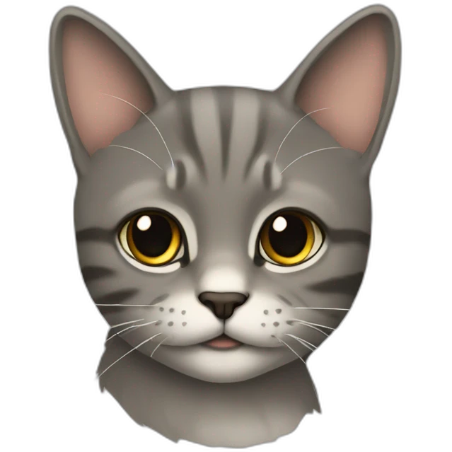 Chat peint de noël emoji