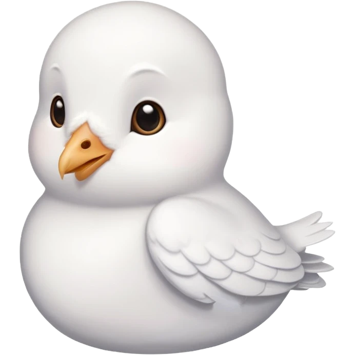 Cute White Dove emoji
