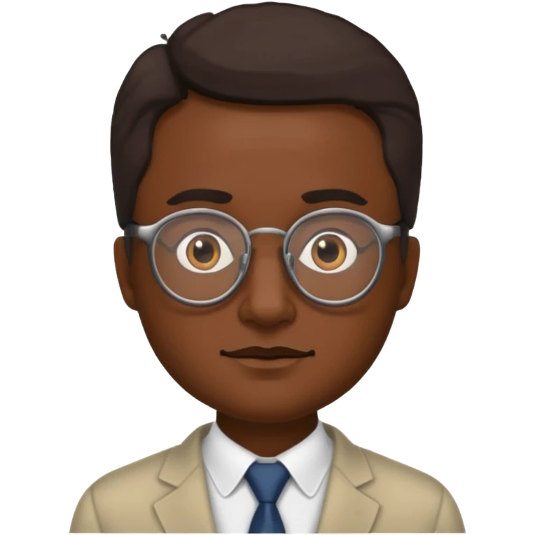Señor con lentes  emoji