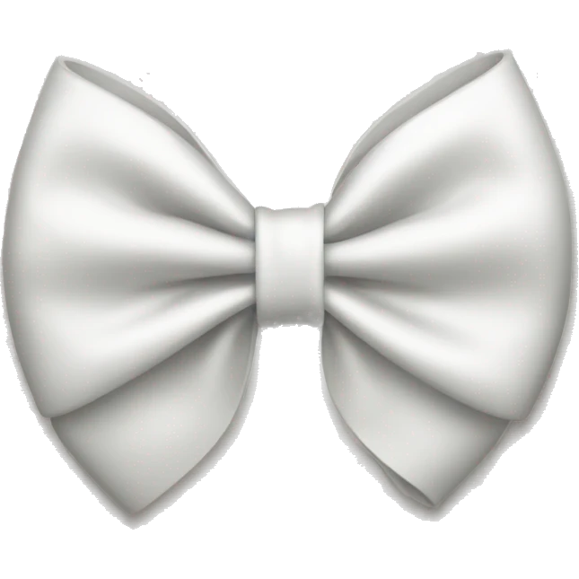 White bow emoji
