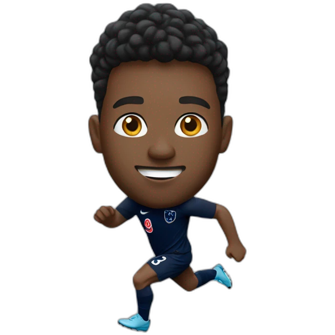 tottenham player running british emoji