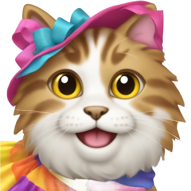 CAT wearing a skirt  emoji