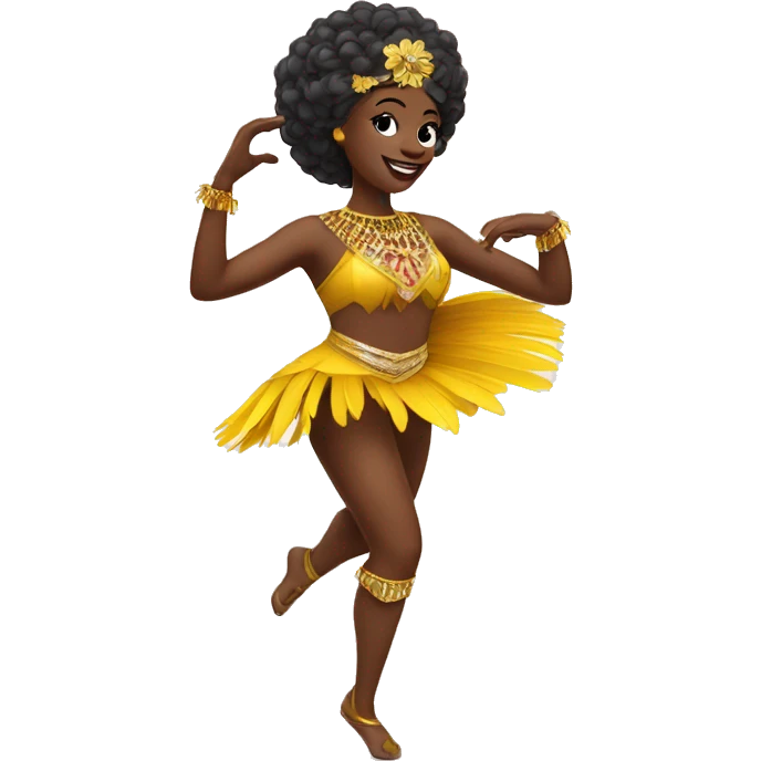 Samba dancer emoji