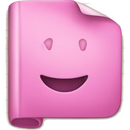GoodNotes app in pink emoji