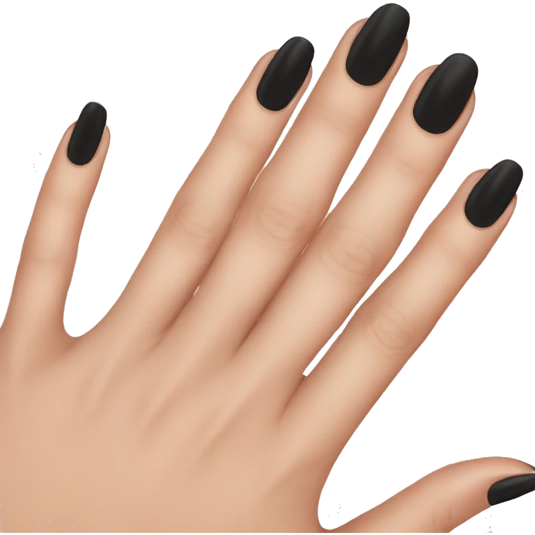 Black nails  emoji