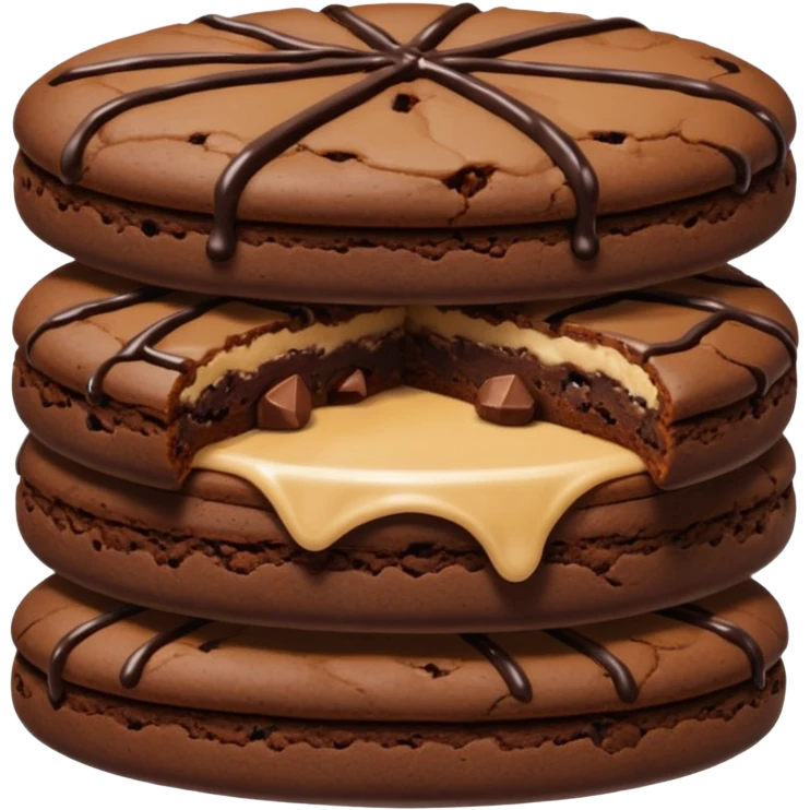 Brownie cookie emoji