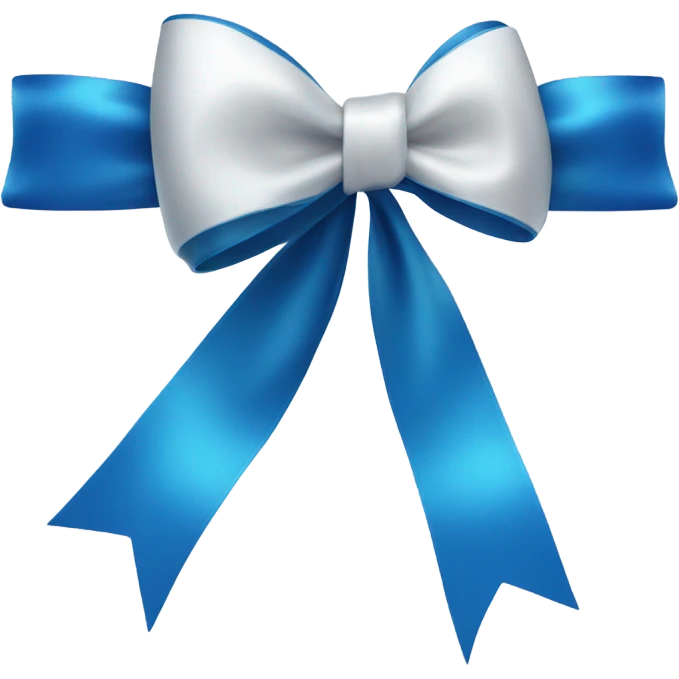 blue ribbon emoji