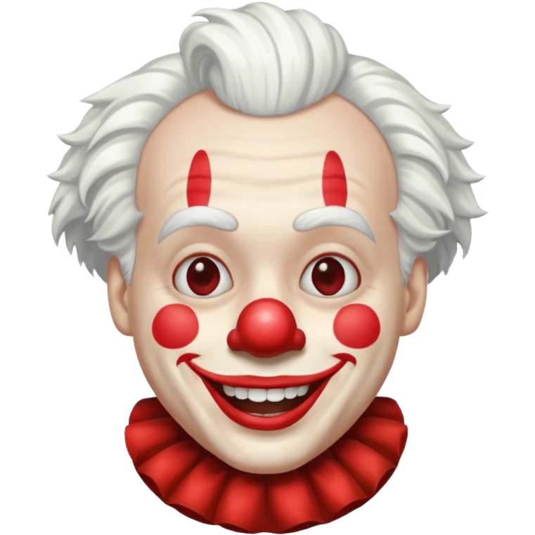 clown with white hair emoji