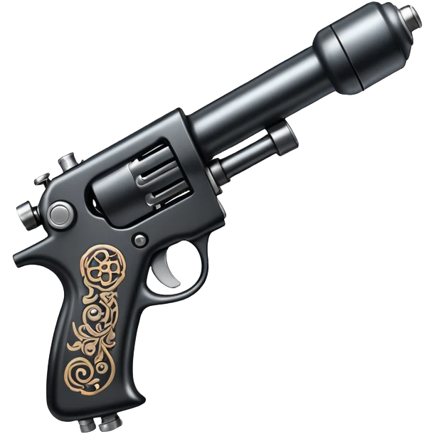 Tattoo gun with ink emoji